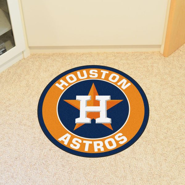 Houston Astros Roundel Mat 27  diameter Cheap