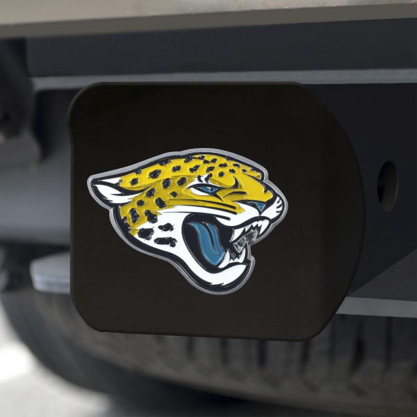 Jacksonville Jaguars Color Hitch Cover Black3.4 x4  Online Hot Sale
