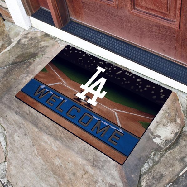 Los Angeles Dodgers Crumb Rubber Door Mat 18 x30  Cheap