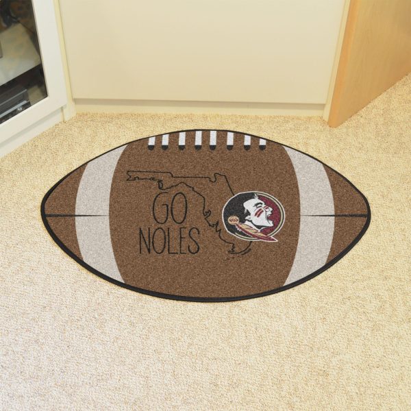 Florida State Seminoles Southern Style Football Mat 20.5 x32.5  on Sale