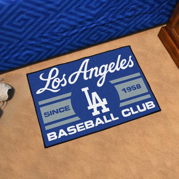 Los Angeles Dodgers Uniform Starter Mat 19 x30  Discount