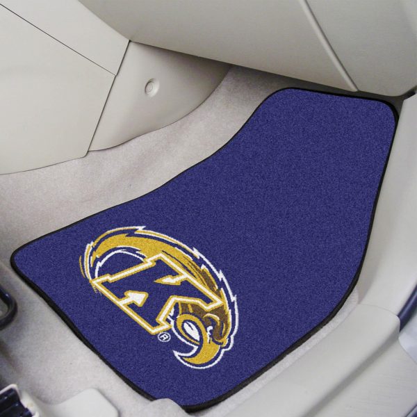 Kent State Golden Flashes 2 pc Carpet Car Mat Set 17 x27  For Discount