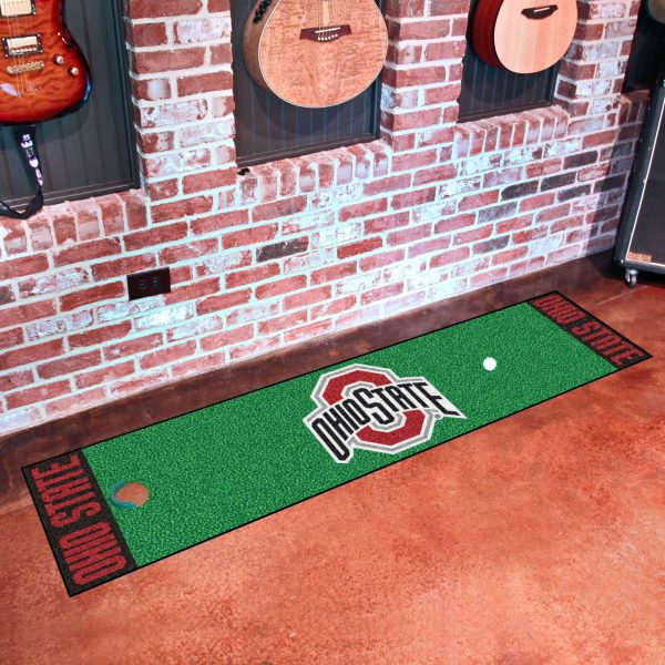 Ohio State Buckeyes Putting Green Mat 18 x72  on Sale