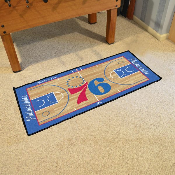 Philadelphia 76ers Court Runner 24x44 Online Sale
