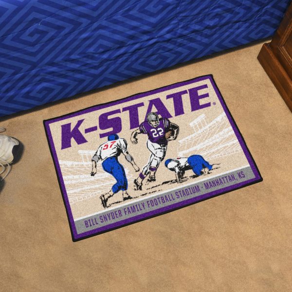 Kansas State Wildcats Starter Mat Ticket 19 x30  Online