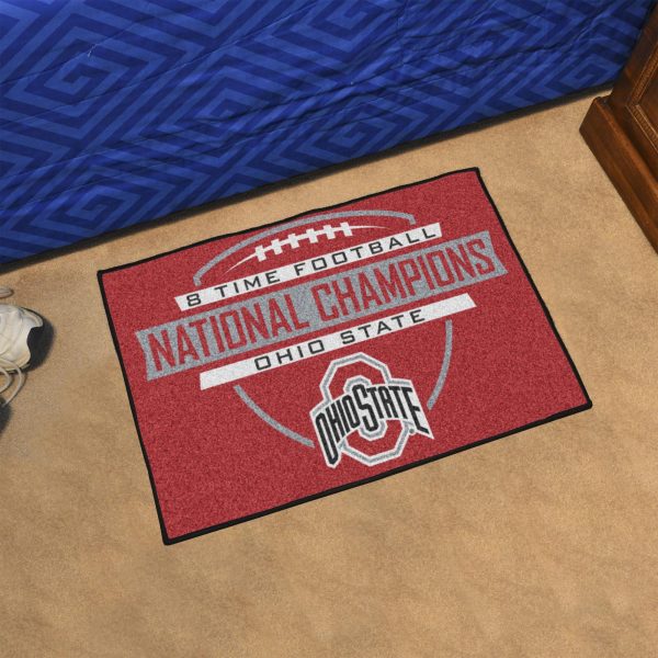 Ohio State Buckeyes Dynasty Starter Mat 19 x30  Discount