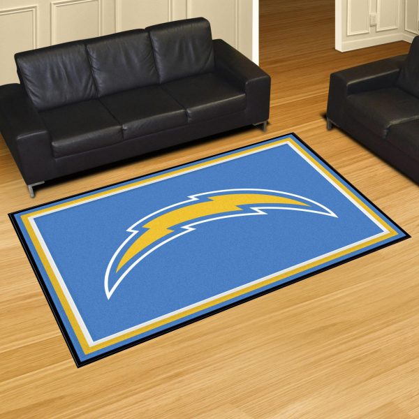 Los Angeles Chargers 5x8 Rug 59.5 x88  Supply