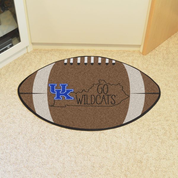 Kentucky Wildcats Southern Style Football Mat 20.5 x32.5  Sale