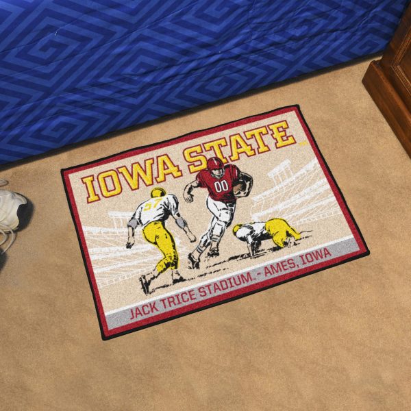 Iowa State Cyclones Starter Mat Ticket 19 x30  Online