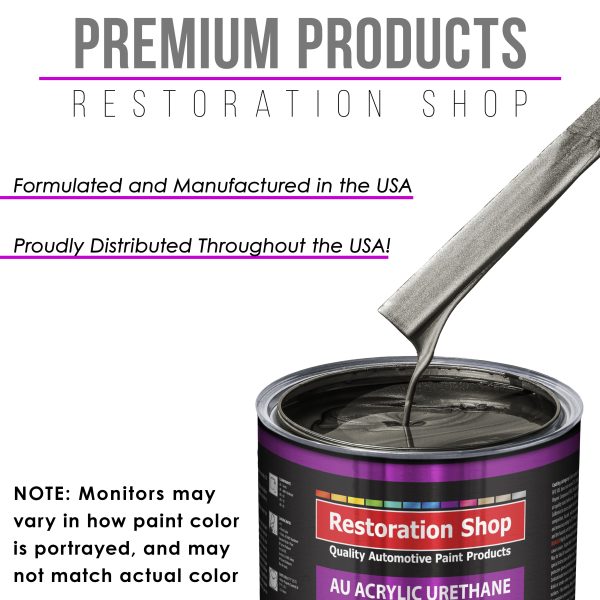 Anthracite Gray Metallic Acrylic Urethane Auto Paint (Complete Quart Paint Kit) Professional Single Stage Automotive Car Coating 4:1 Mix Ratio 2.8 VOC Cheap - Image 4