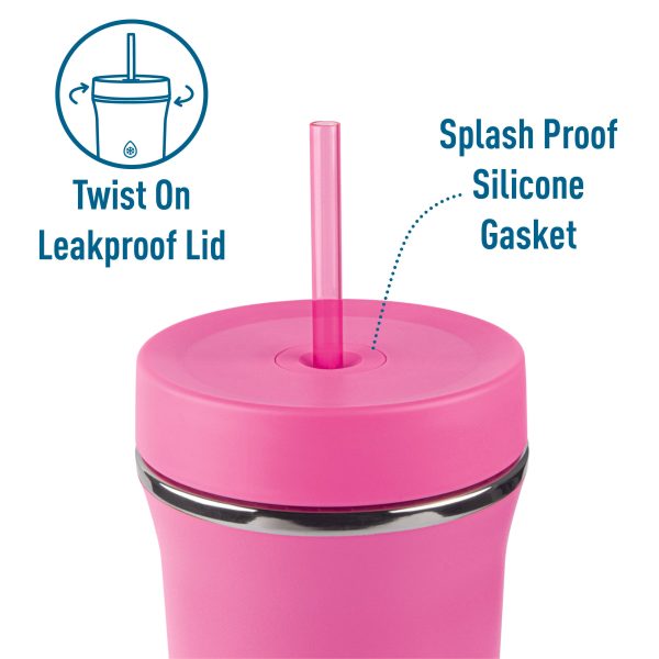 32oz Tumbler with Handle 2 Pack Hot on Sale - Image 3