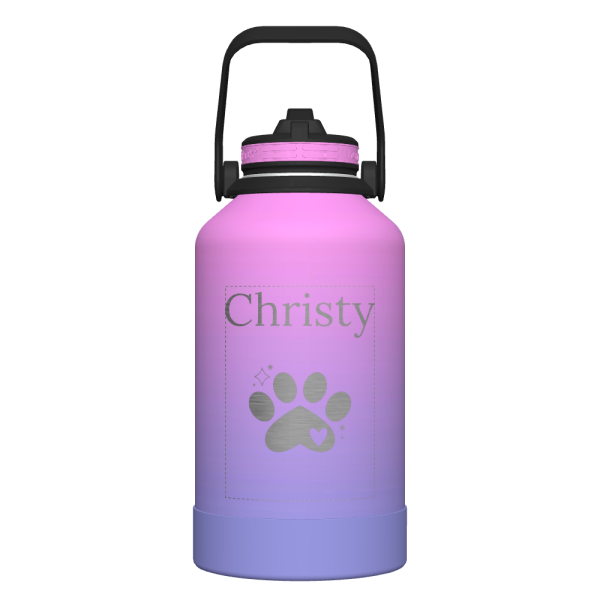 64 oz Straw Bottle - customized on Sale