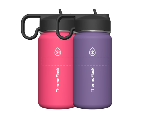 14 oz Kids Bottle 2 Pack w  Straw Lid - customized Online Sale