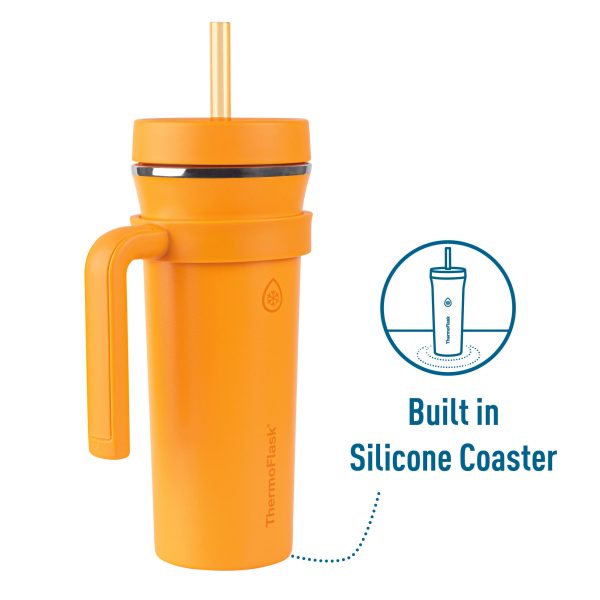 32oz Tumbler with Handle 2 Pack Hot on Sale - Image 4