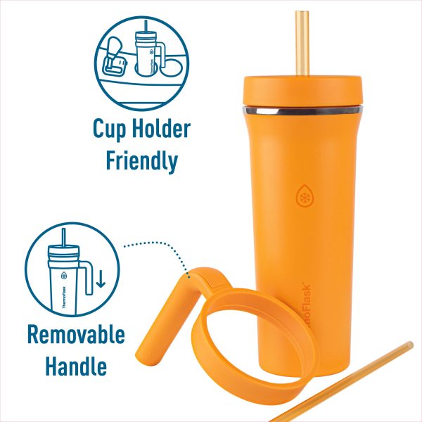 32oz Tumbler with Handle 2 Pack Hot on Sale - Image 2